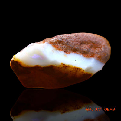 Natural Fire Opal Gemstone 6.00 Cts Loose Fancy Rough From Australia 19x12x7 mm RB-906