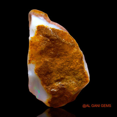 Natural Fire Opal Gemstone 6.00 Cts Loose Fancy Rough From Australia 19x12x7 mm RB-906