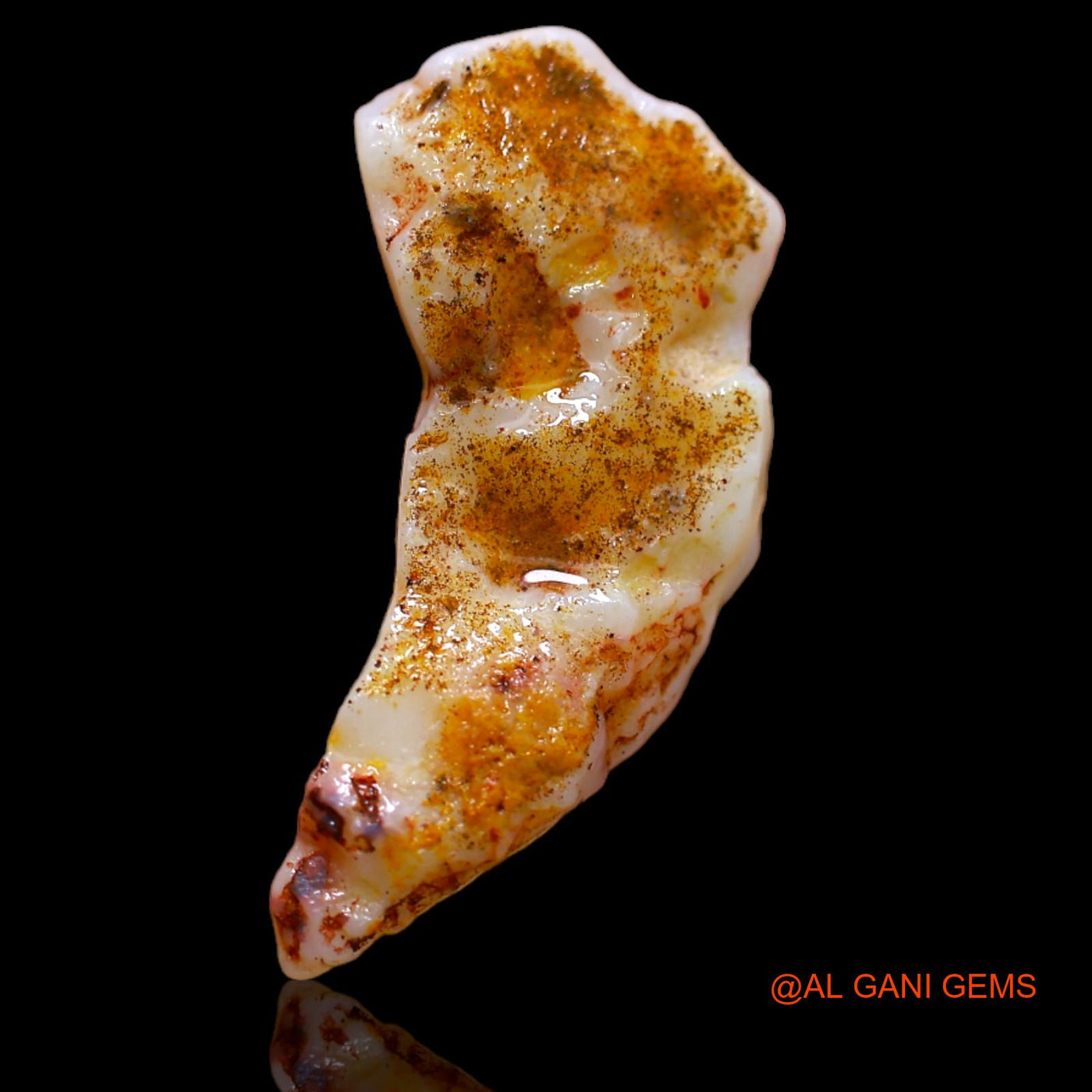 6.35 Cts Natural Australian Fire Opal Fancy Rough Loose Gemstone For Jewelry 26x10x5 mm RB-90