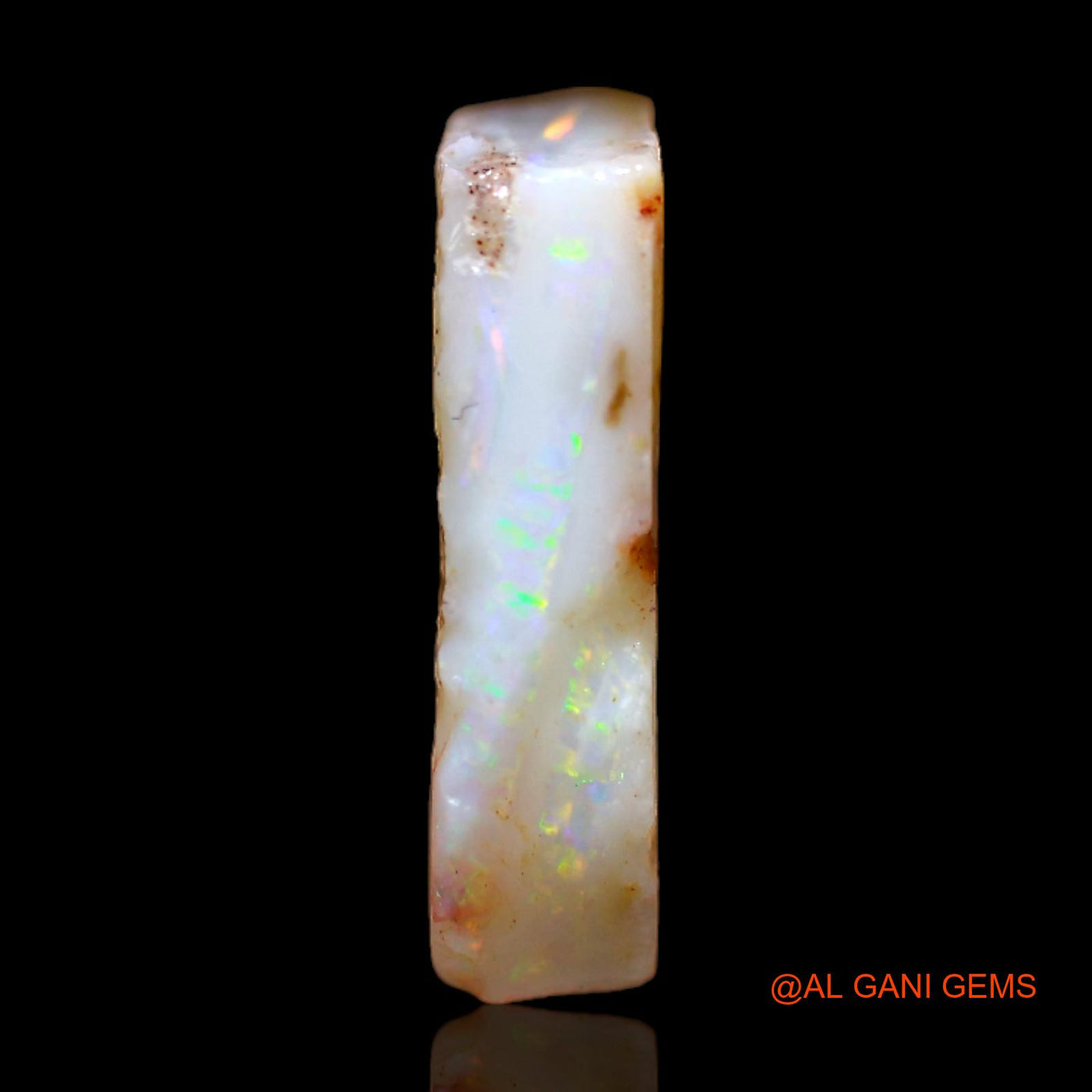 Natural Untreated Fire Opal Loose Gemstone Fancy Rough From Australia 6.00 Cts 16x11x4 mm RB-911