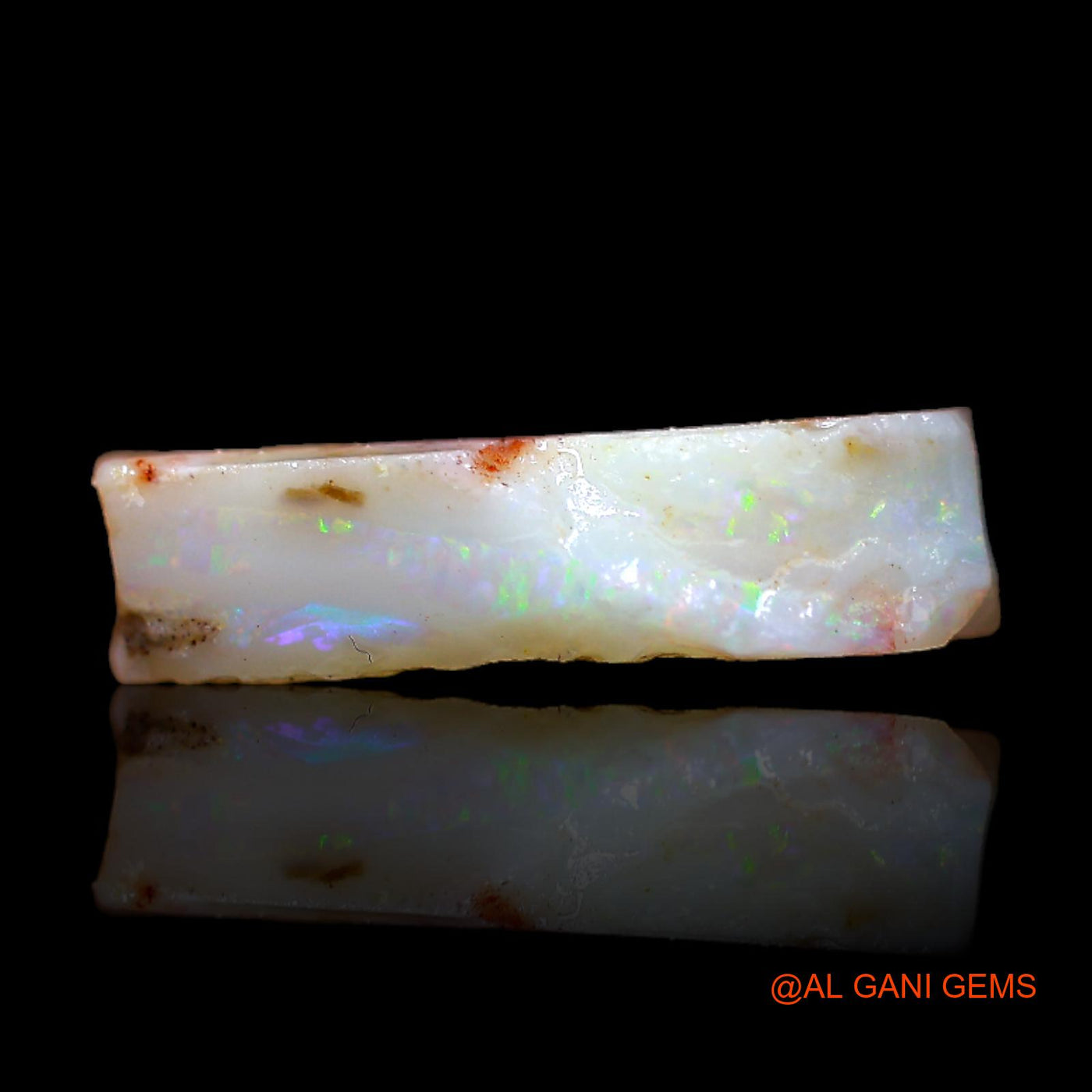 Natural Untreated Fire Opal Loose Gemstone Fancy Rough From Australia 6.00 Cts 16x11x4 mm RB-911