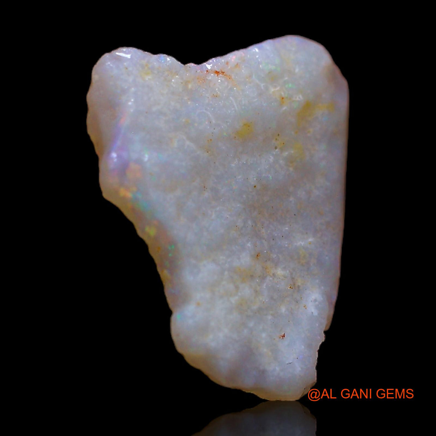 3.00 Cts Natural Australian Fire Opal Loose Gemstone Fancy Rough 16x13x3 mm RB-916