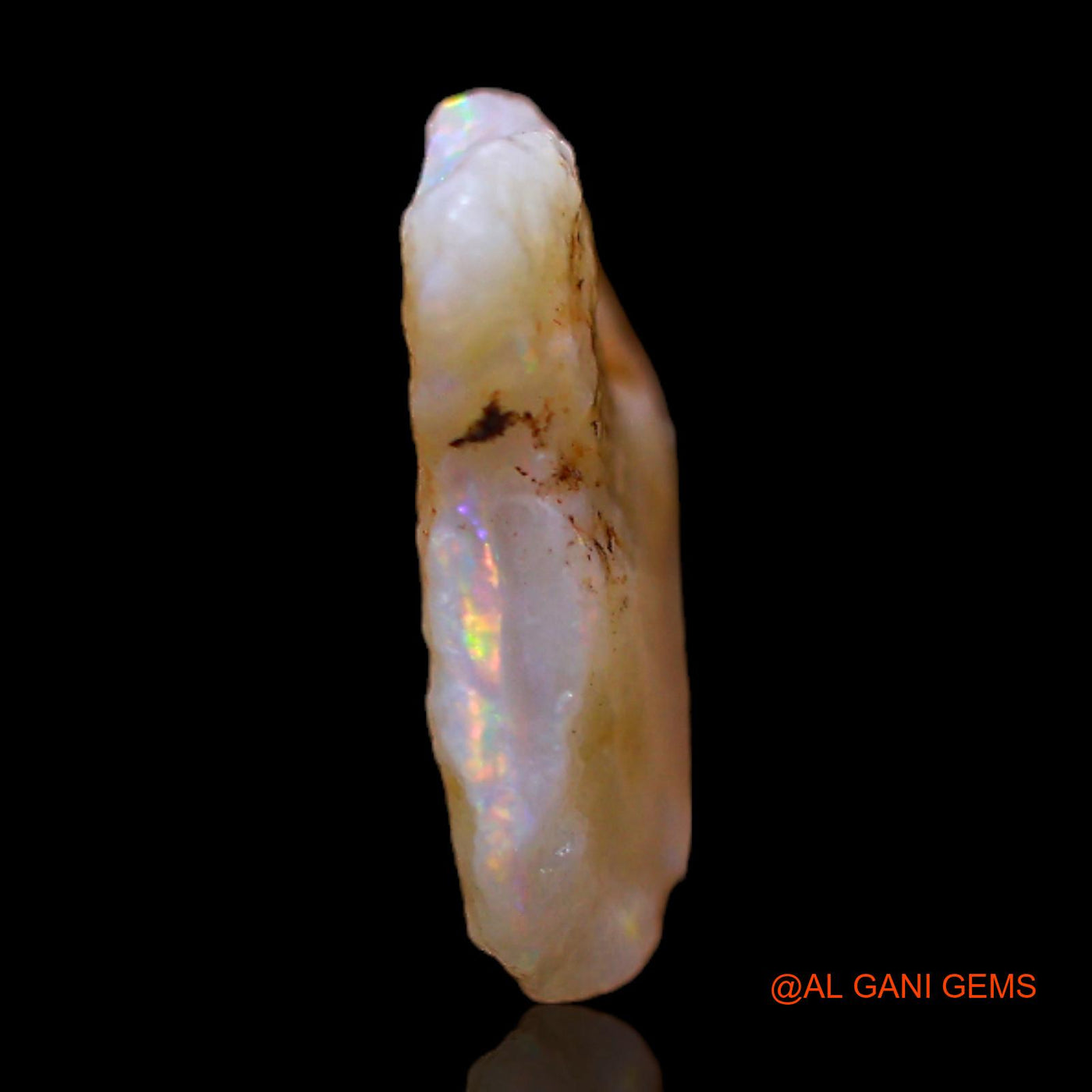 3.00 Cts Natural Australian Fire Opal Loose Gemstone Fancy Rough 16x13x3 mm RB-916