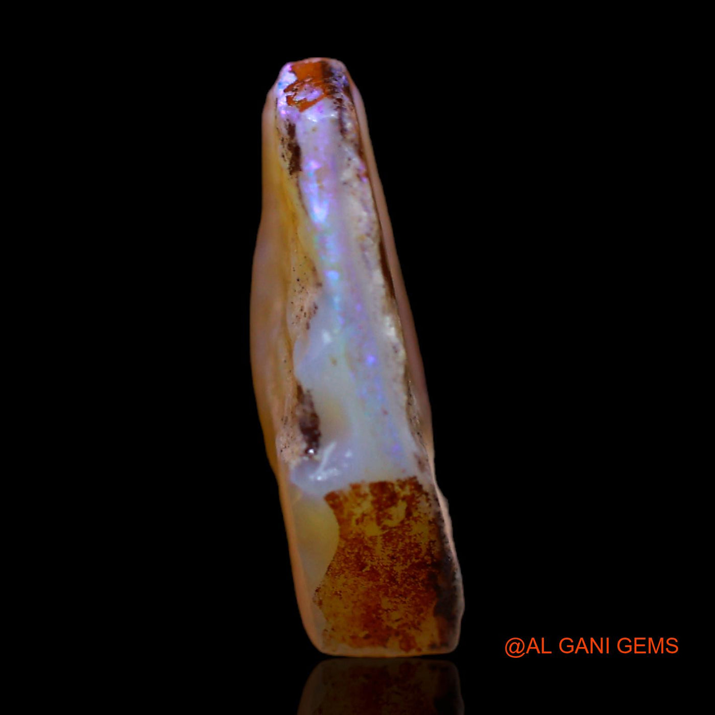 5.00 Cts Natural Australian Fire Opal Fancy Rough Loose Gemstone For Jewelry 16x11x4 mm RB-918