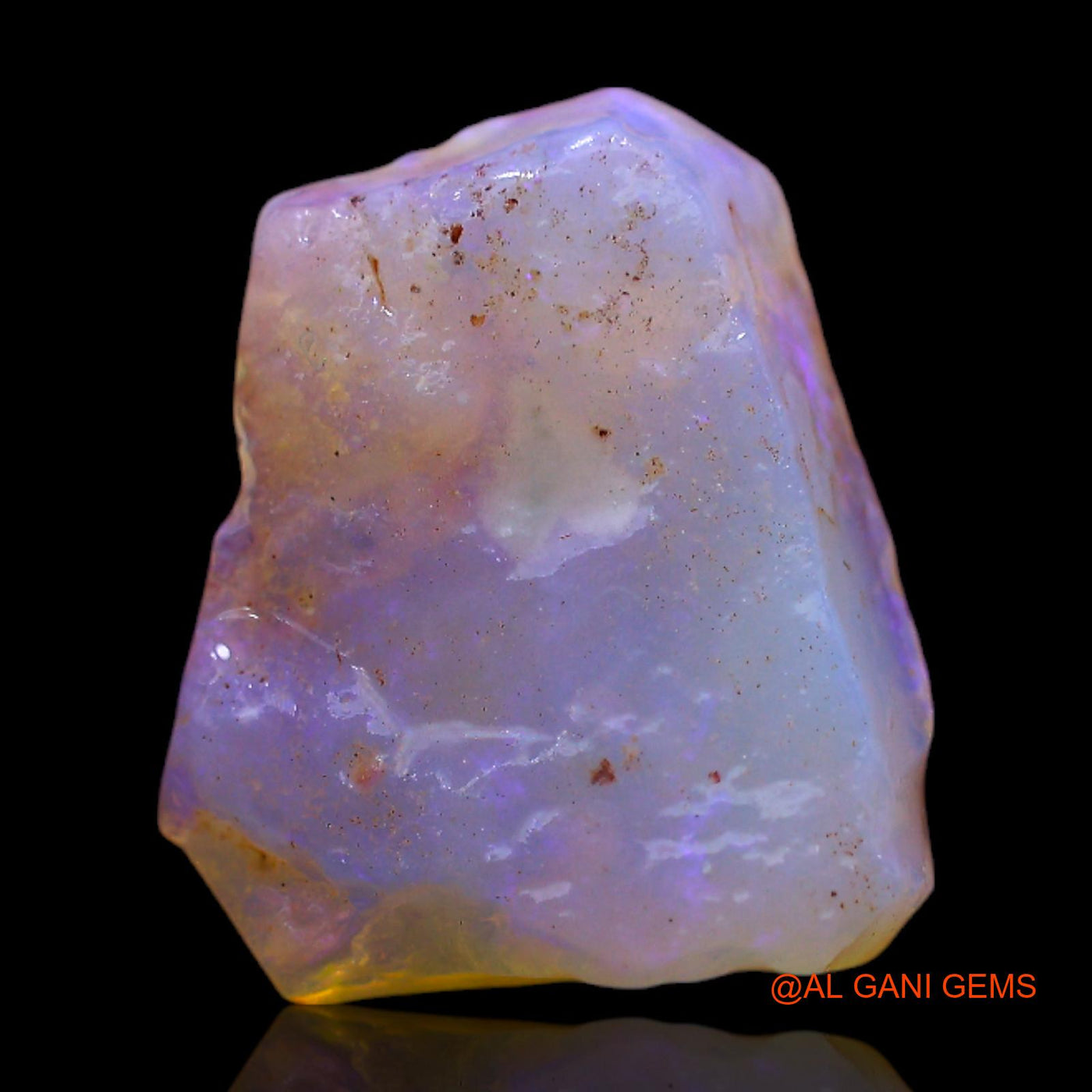 4.00 Cts Natural Australian Fire Opal Loose Gemstone Fancy Rough 14x12x4 mm RB-919