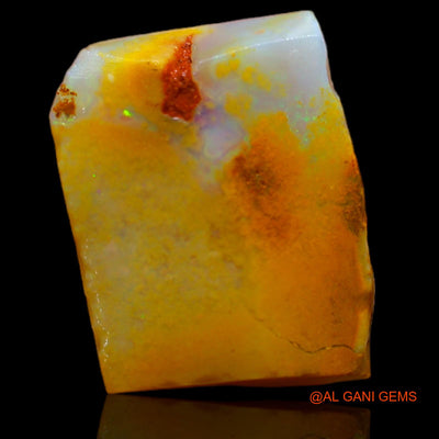 8.50 Cts Natural Australian Fire Opal Fancy Rough Loose Gemstone For Jewelry 15x11x7 mm RB-91