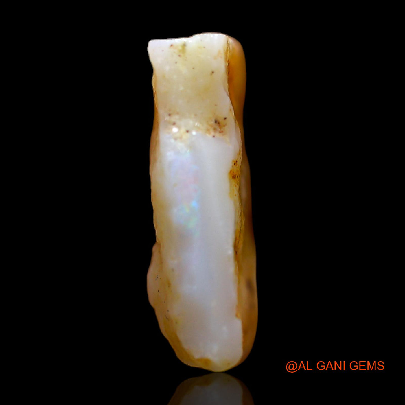 Natural Untreated Fire Opal Loose Gemstone Fancy Rough From Australia 5.00 Cts 14x10x4 mm RB-922