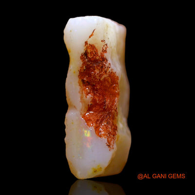 Natural Untreated Fire Opal Loose Gemstone Fancy Rough From Australia 5.00 Cts 14x10x4 mm RB-922