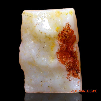 Natural Untreated Fire Opal Loose Gemstone Fancy Rough From Australia 5.00 Cts 14x10x4 mm RB-922