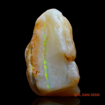 Natural Fire Opal Gemstone 8.00 Cts Loose Fancy Rough From Australia 14x11x9 mm RB-923