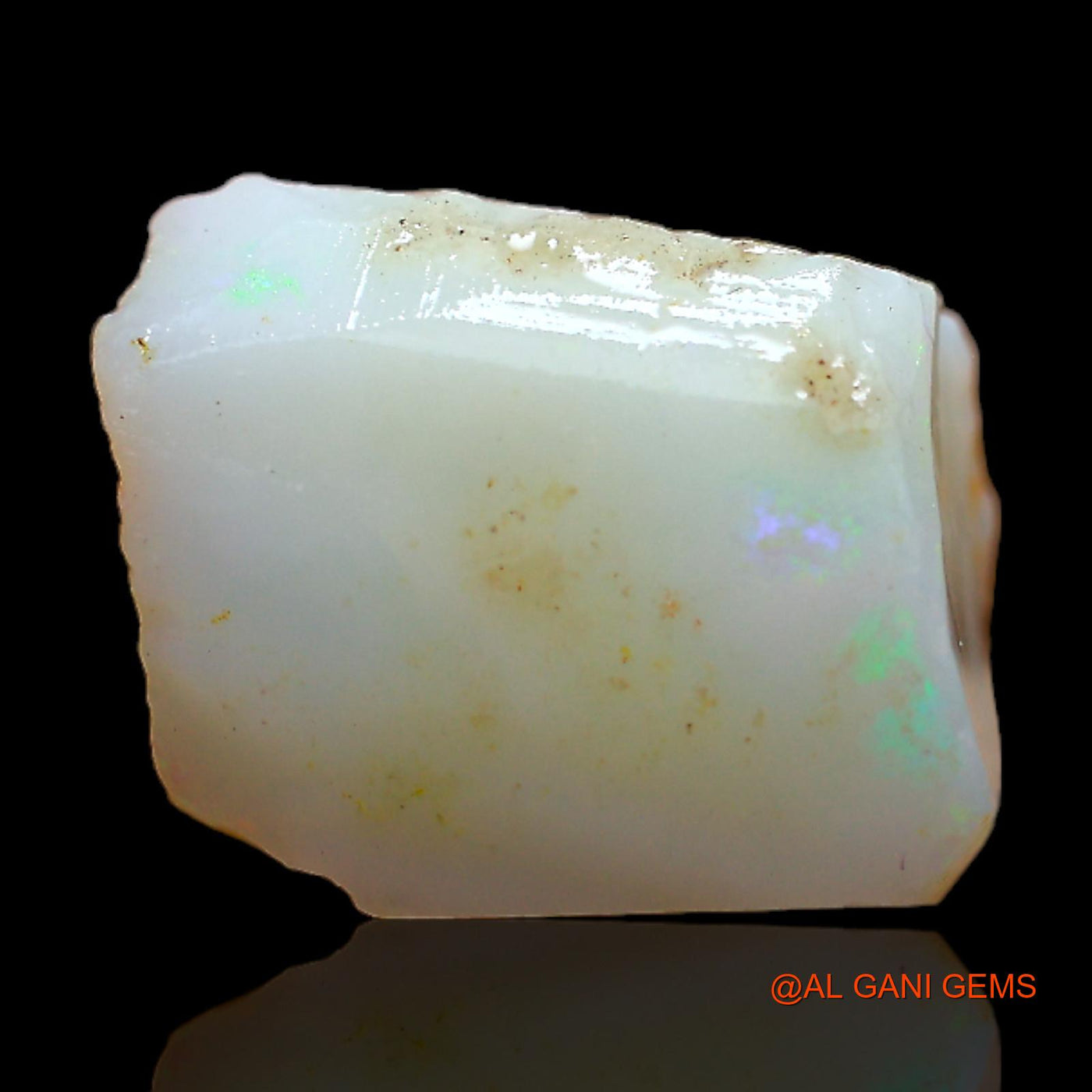 Natural Untreated Fire Opal Loose Gemstone Fancy Rough From Australia 8.00 Cts 12x10x7 mm RB-924