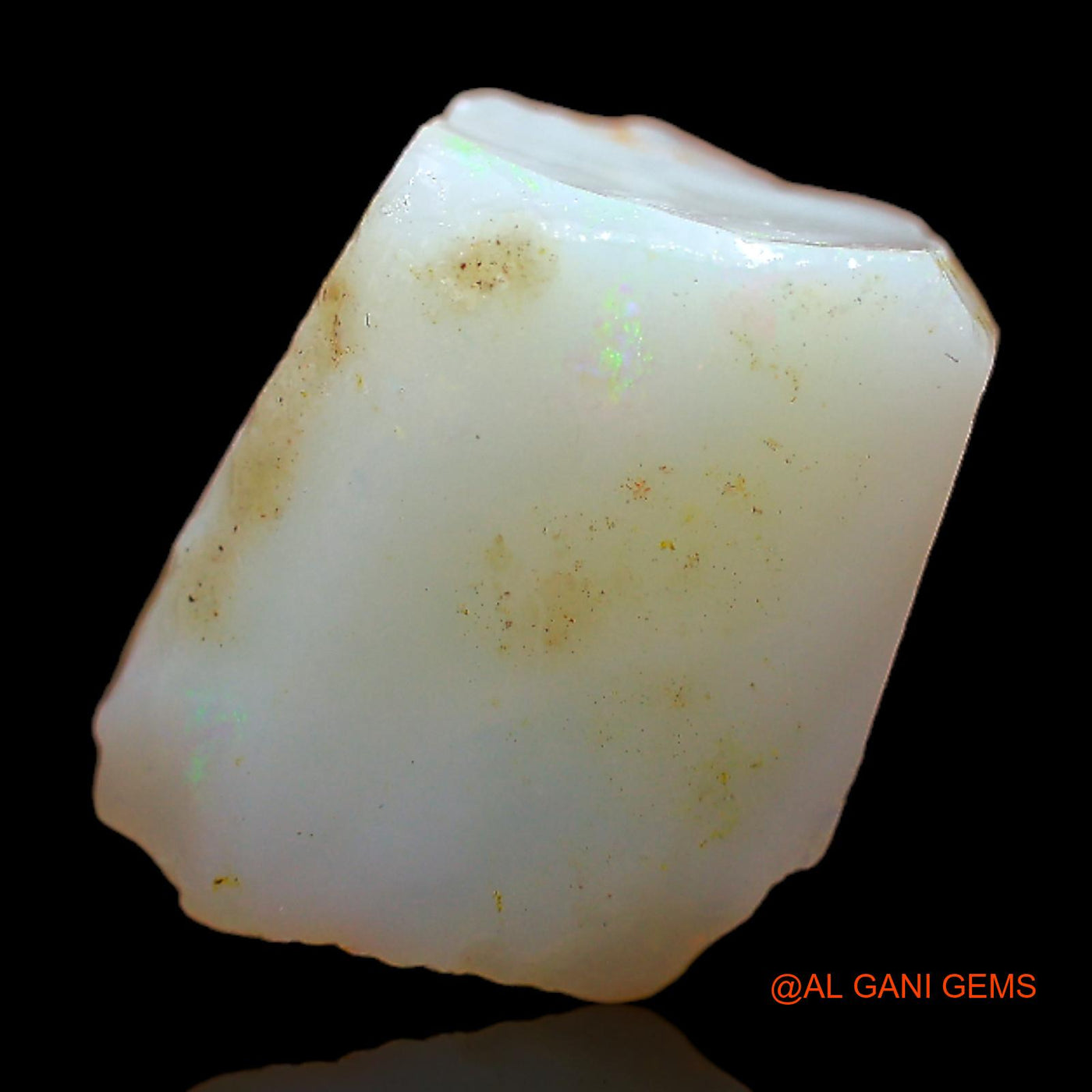Natural Untreated Fire Opal Loose Gemstone Fancy Rough From Australia 8.00 Cts 12x10x7 mm RB-924
