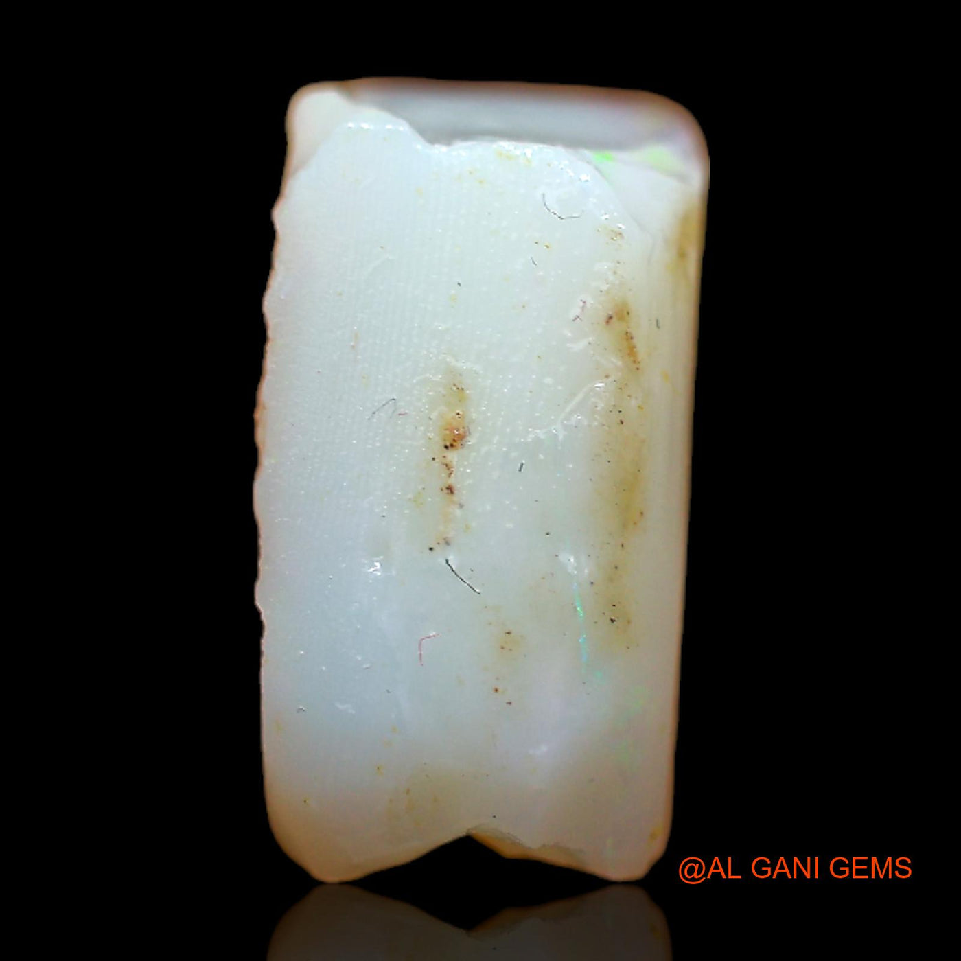 Natural Untreated Fire Opal Loose Gemstone Fancy Rough From Australia 8.00 Cts 12x10x7 mm RB-924