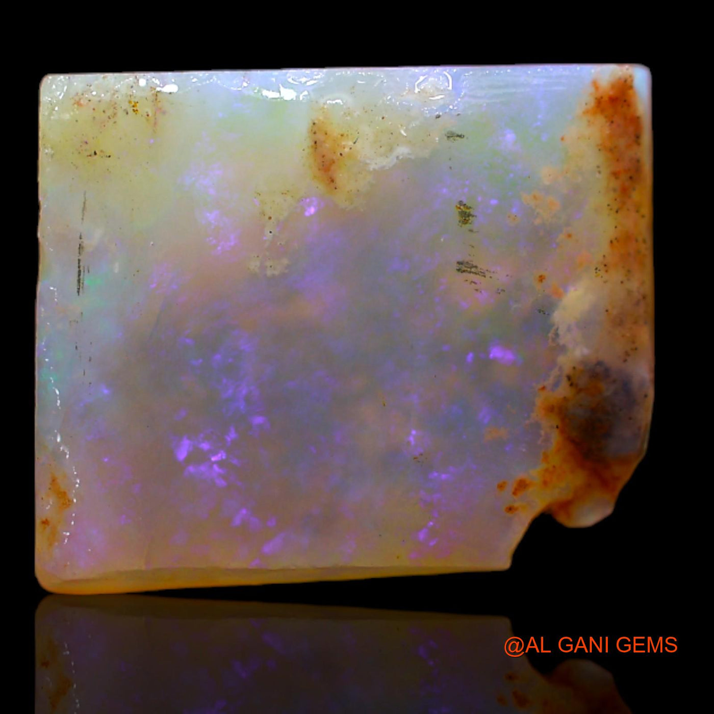 6.70 Cts Natural Australian Fire Opal Fancy Rough Loose Gemstone For Jewelry 15x12x4 mm RB-92