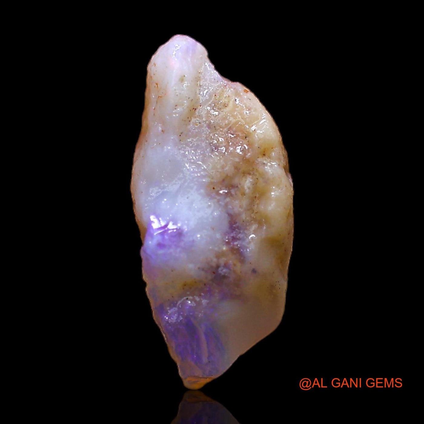 Natural Untreated Fire Opal Loose Gemstone Fancy Rough From Australia 4.00 Cts 13x11x5 mm RB-938