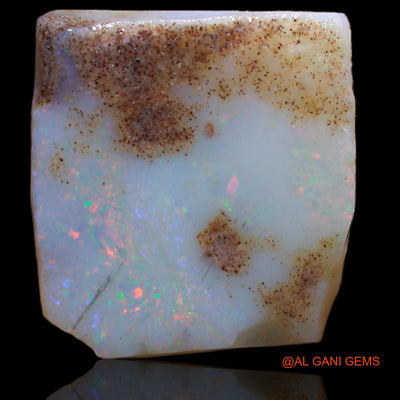 7.90 Cts Natural Australian Fire Opal Loose Gemstone Fancy Rough 16x15x4 mm RB-93