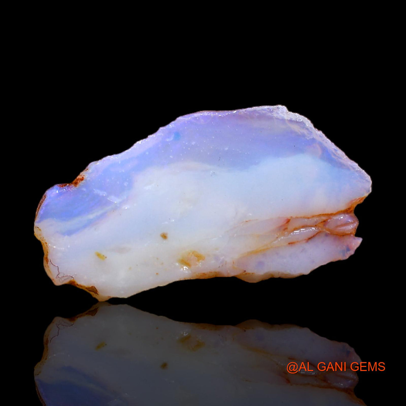 Natural Fire Opal Gemstone 3.00 Cts Loose Fancy Rough From Australia 18x9x3 mm RB-942
