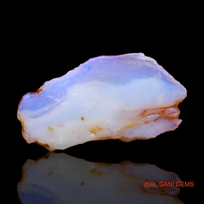 Natural Fire Opal Gemstone 3.00 Cts Loose Fancy Rough From Australia 18x9x3 mm RB-942