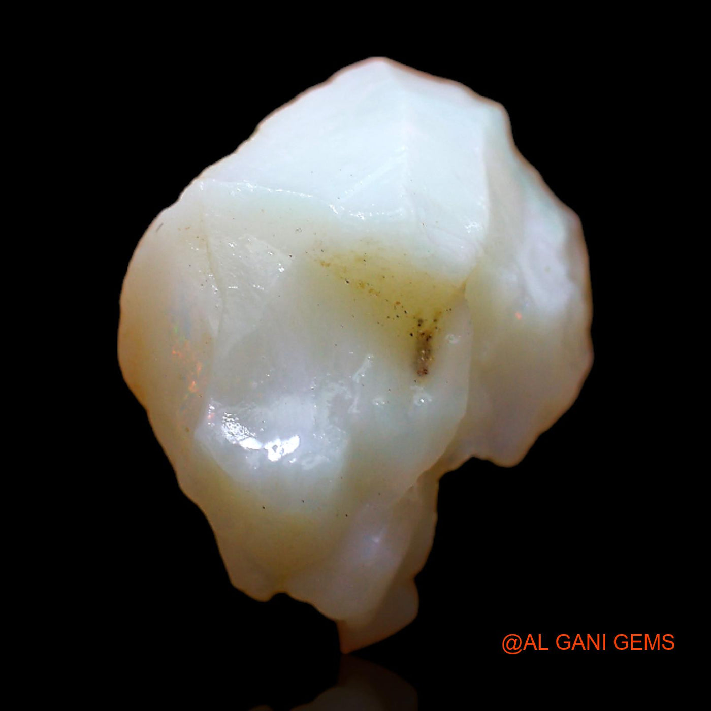 Natural Untreated Fire Opal Loose Gemstone Fancy Rough From Australia 6.00 Cts 15x12x7 mm RB-945