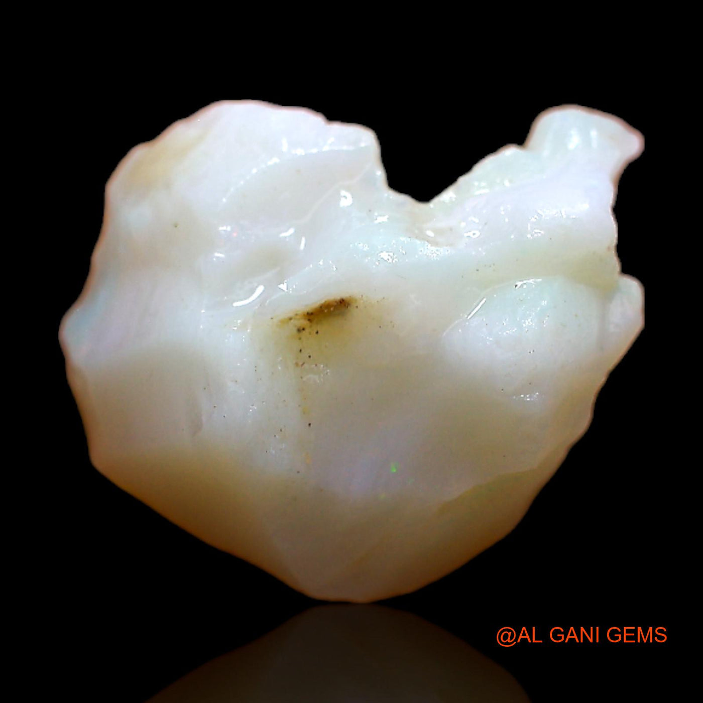 Natural Untreated Fire Opal Loose Gemstone Fancy Rough From Australia 6.00 Cts 15x12x7 mm RB-945
