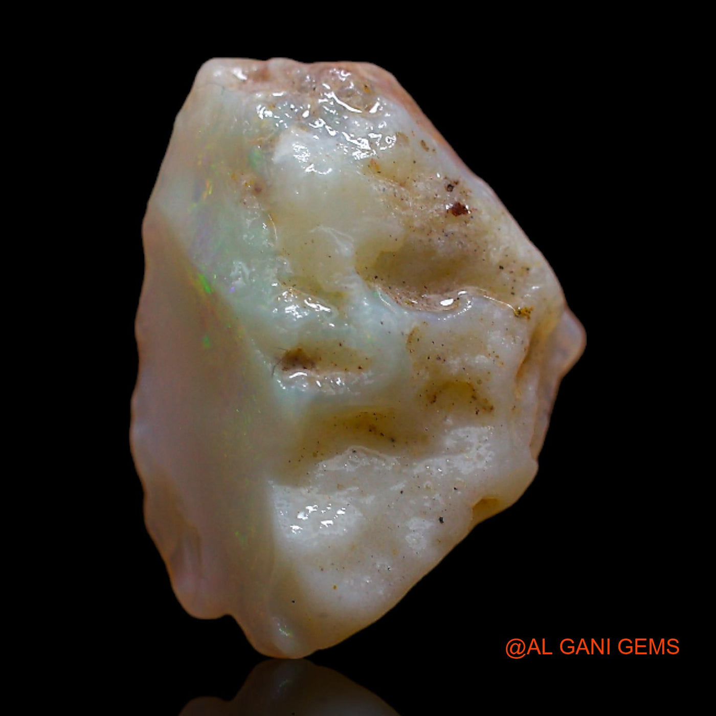 5.00 Cts Natural Australian Fire Opal Loose Gemstone Fancy Rough 16x12x6 mm RB-946
