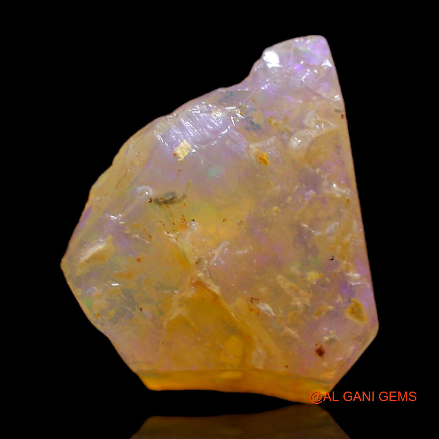 5.00 Cts Natural Australian Fire Opal Loose Gemstone Fancy Rough 15x12x5 mm RB-949