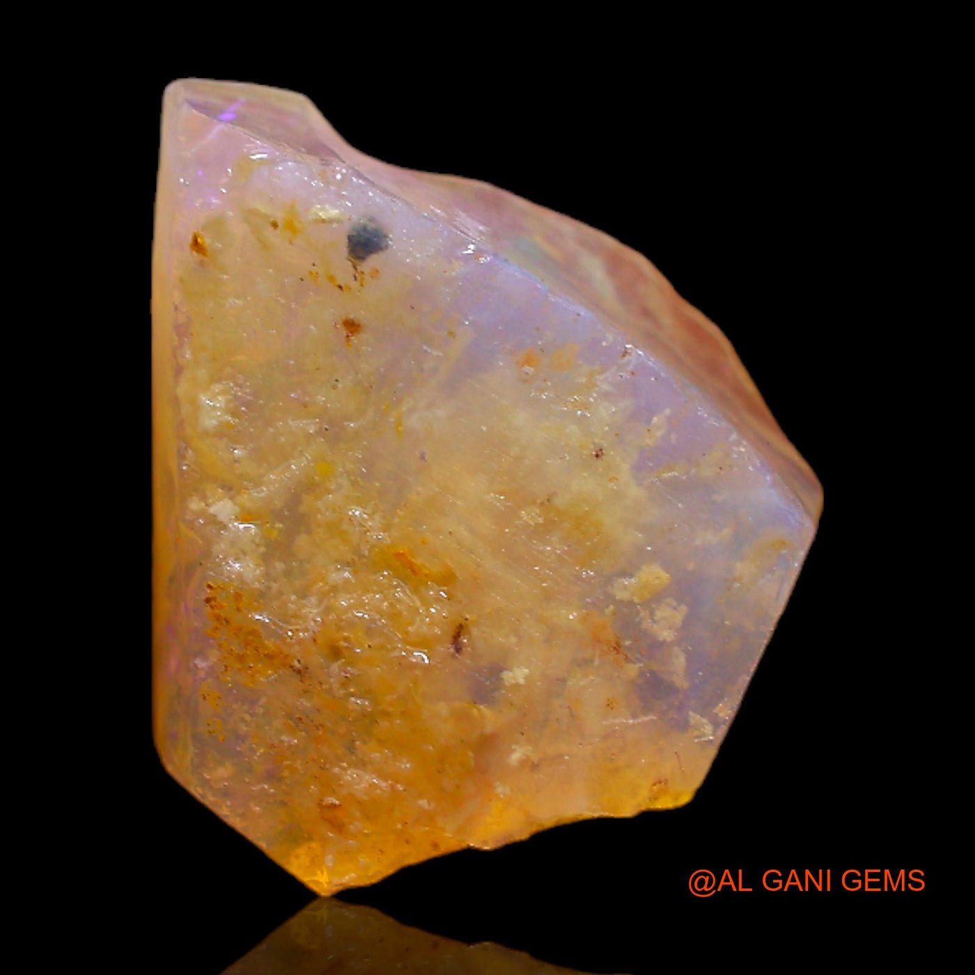 5.00 Cts Natural Australian Fire Opal Loose Gemstone Fancy Rough 15x12x5 mm RB-949