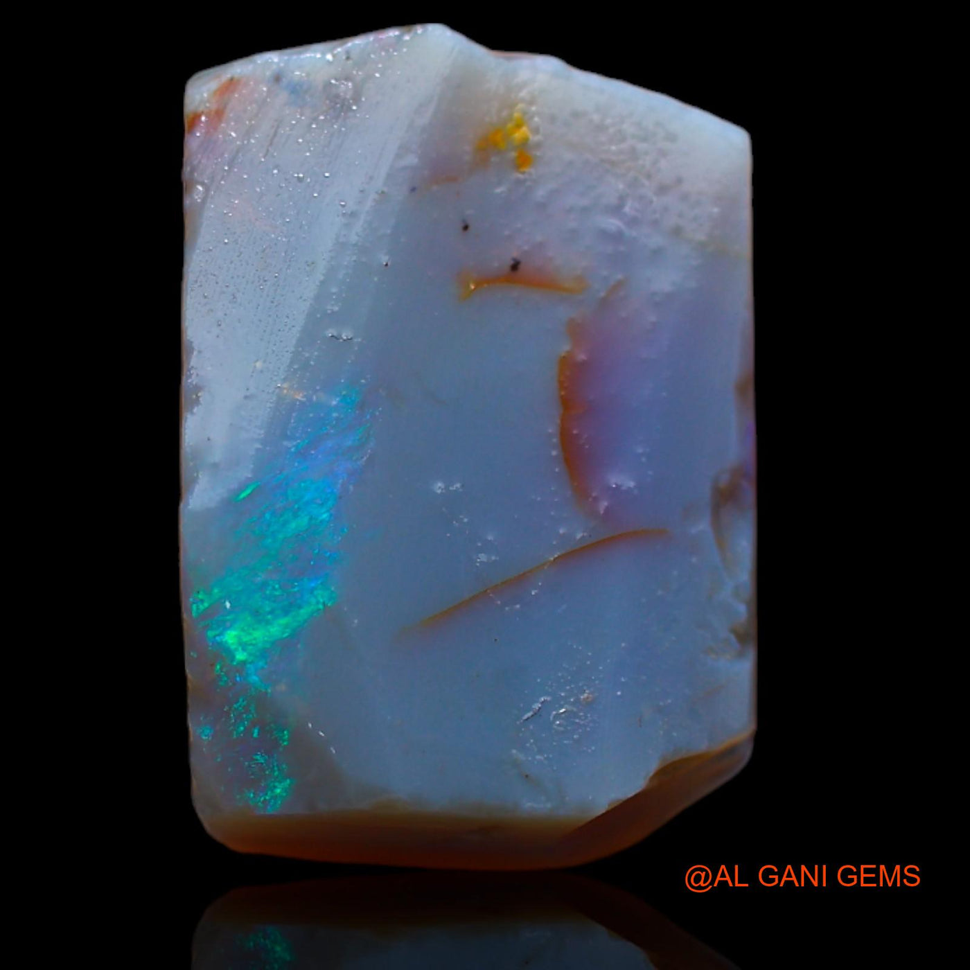 12.05 Cts Natural Australian Fire Opal Fancy Rough Loose Gemstone For Jewelry 18x12x6 mm RB-94