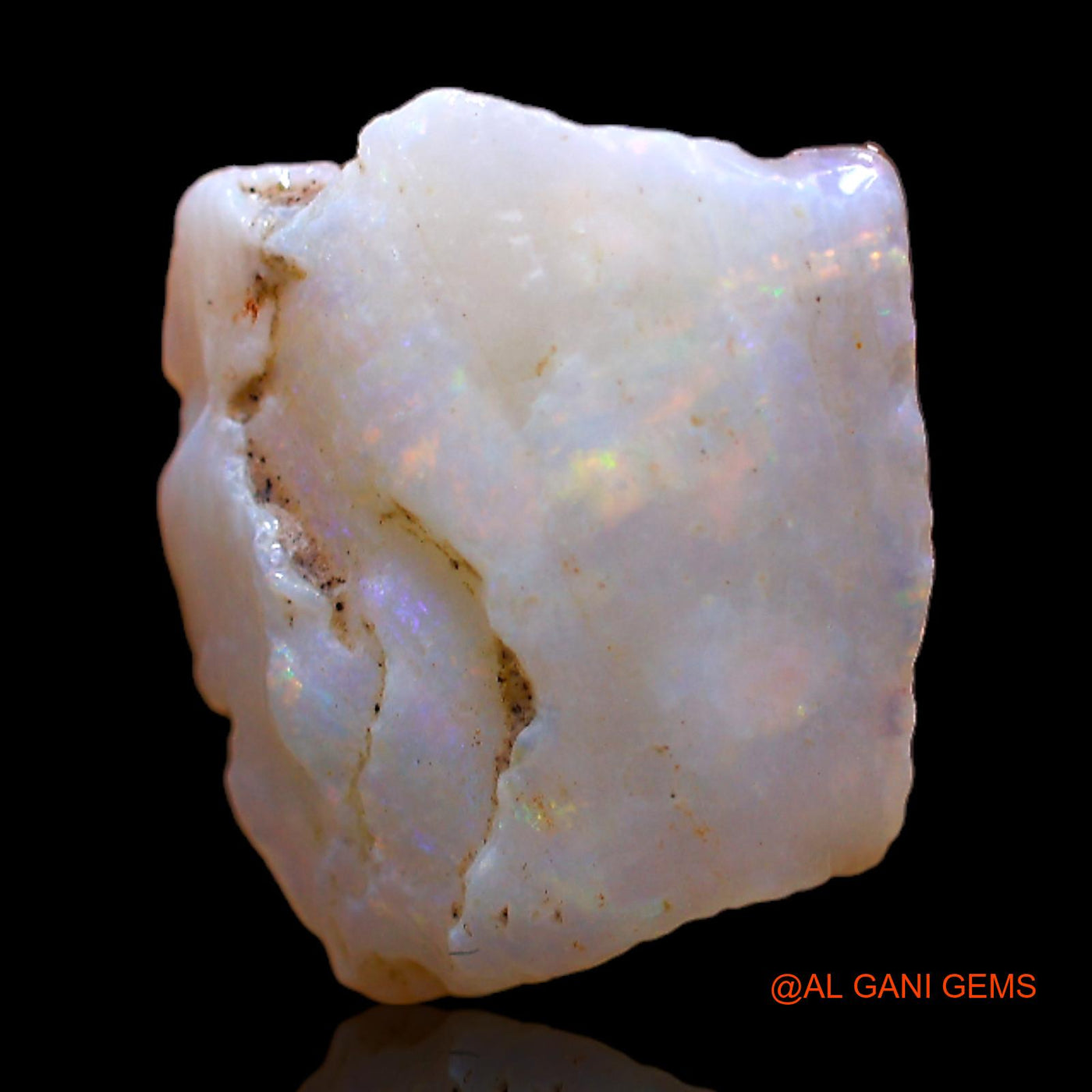 2.00 Cts Natural Australian Fire Opal Loose Gemstone Fancy Rough 13x12x2 mm RB-950