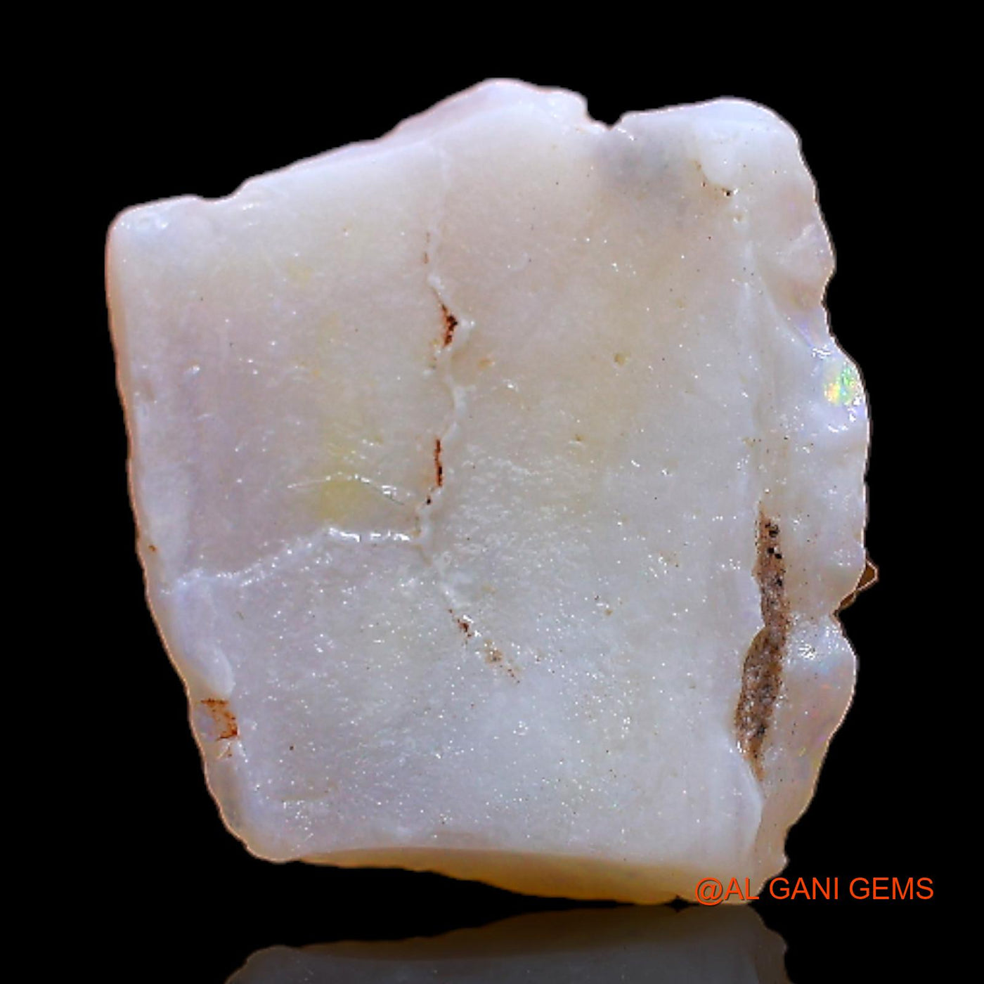 2.00 Cts Natural Australian Fire Opal Loose Gemstone Fancy Rough 13x12x2 mm RB-950