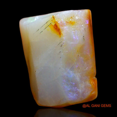 Natural Untreated Fire Opal Loose Gemstone Fancy Rough From Australia 4.00 Cts 13x10x5 mm RB-952