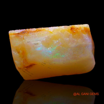 Natural Untreated Fire Opal Loose Gemstone Fancy Rough From Australia 4.00 Cts 13x10x5 mm RB-952