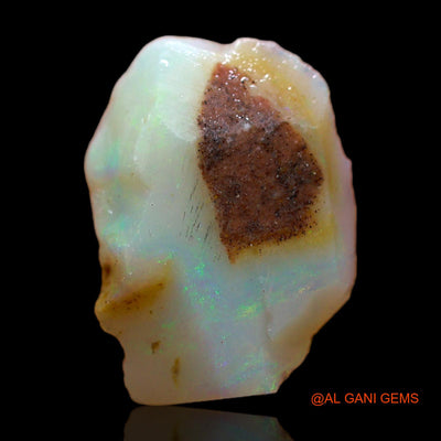 Natural Fire Opal Gemstone 3.00 Cts Loose Fancy Rough From Australia 14x10x4 mm RB-953