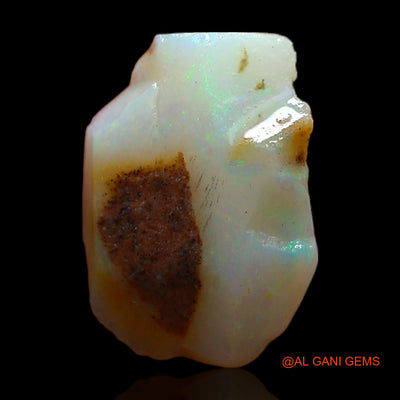 Natural Fire Opal Gemstone 3.00 Cts Loose Fancy Rough From Australia 14x10x4 mm RB-953
