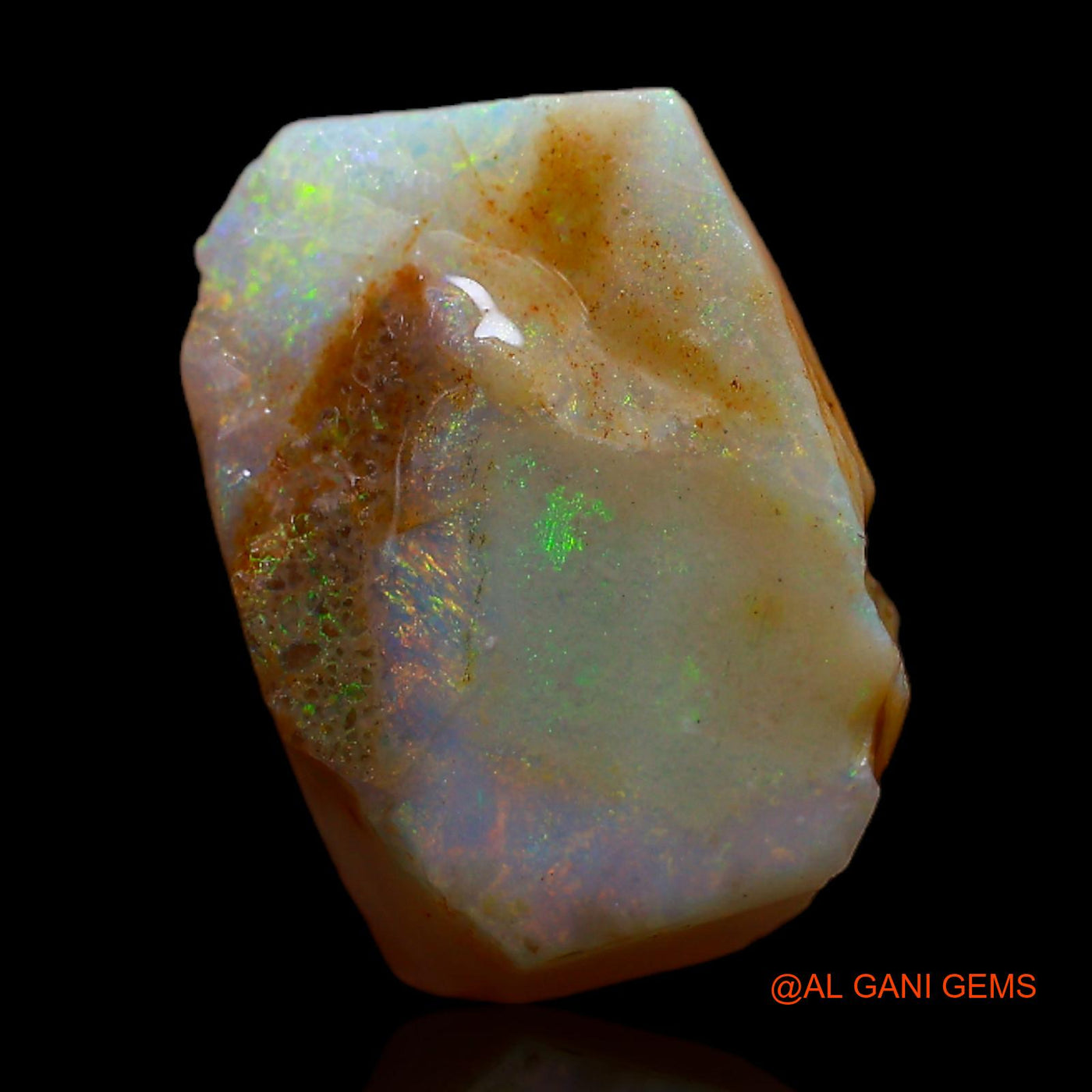 5.00 Cts Natural Australian Fire Opal Loose Gemstone Fancy Rough 14x10x4 mm RB-955