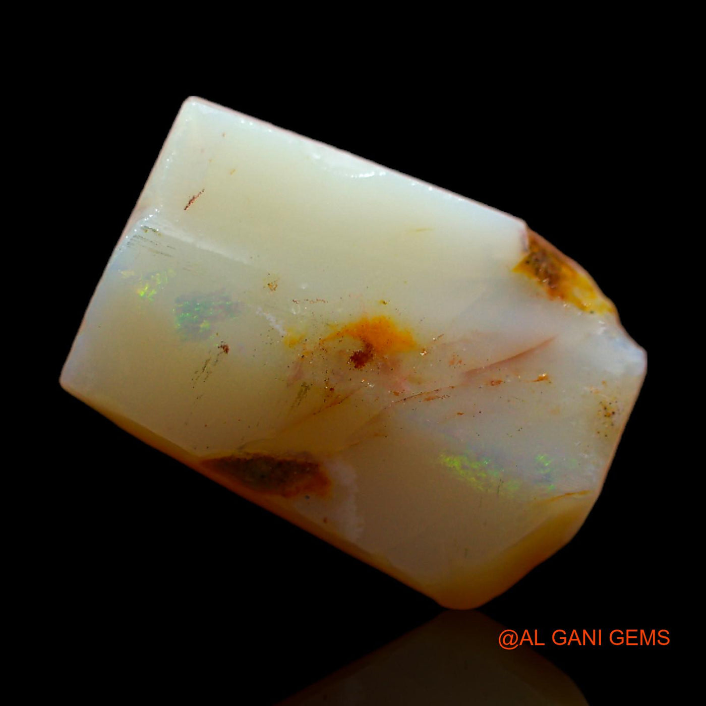 4.00 Cts Natural Australian Fire Opal Loose Gemstone Fancy Rough 13x9x5 mm RB-956