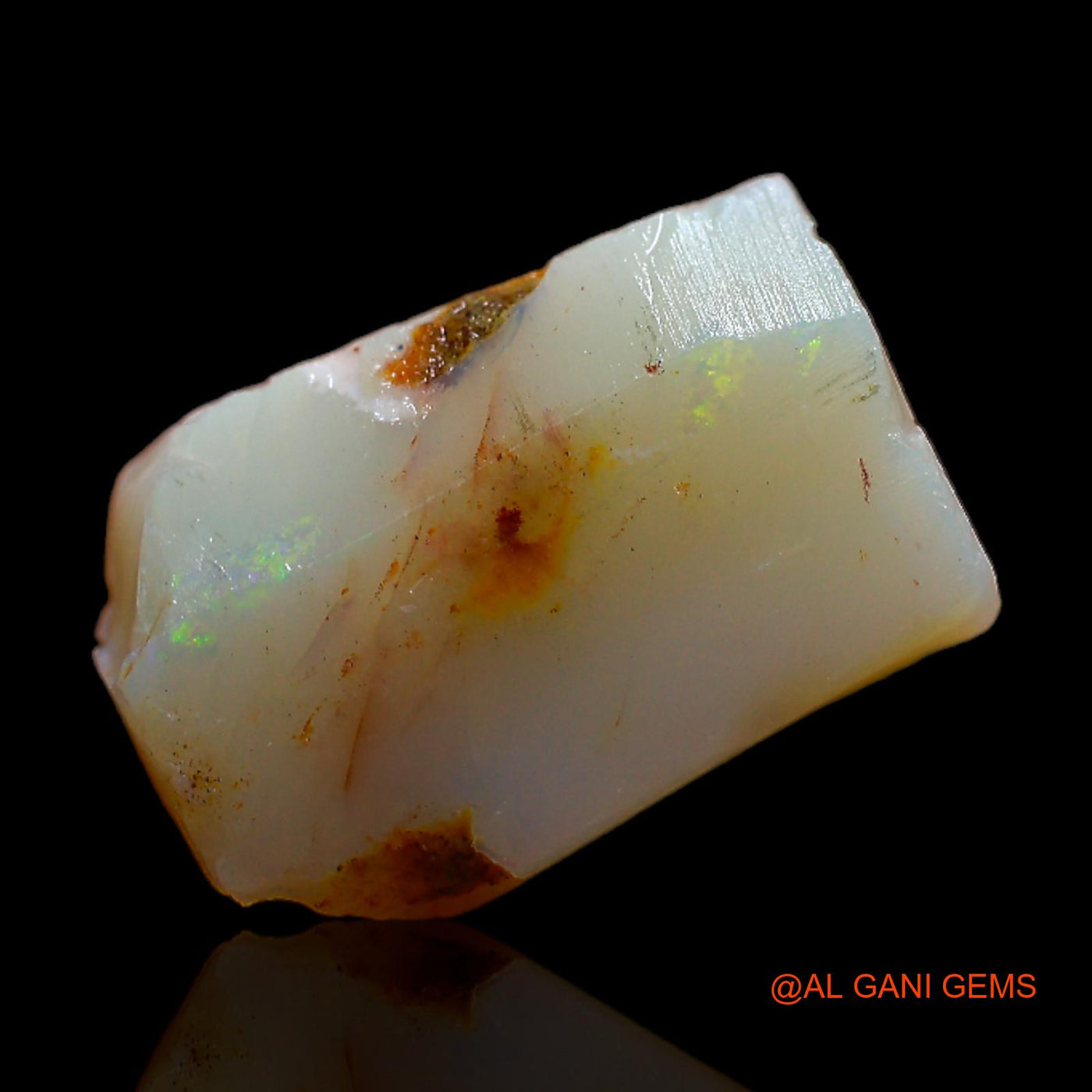 4.00 Cts Natural Australian Fire Opal Loose Gemstone Fancy Rough 13x9x5 mm RB-956