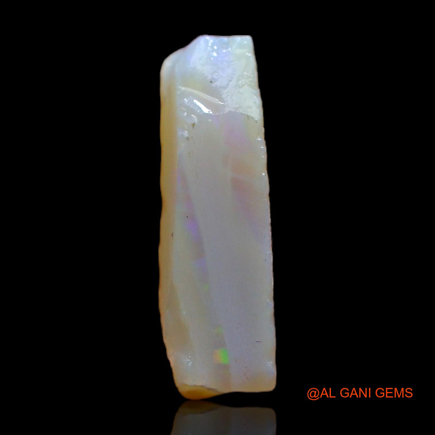 Natural Untreated Fire Opal Loose Gemstone Fancy Rough From Australia 4.00 Cts 16x9x4 mm RB-963