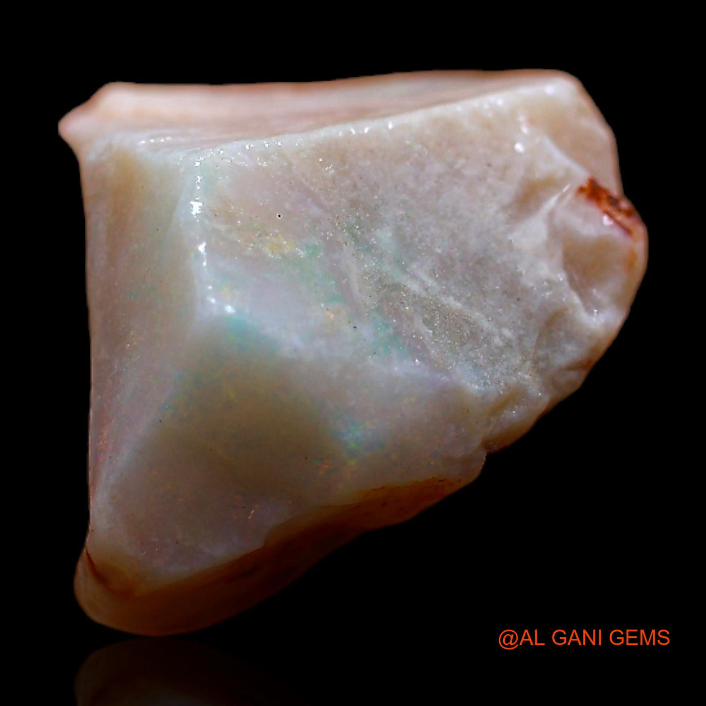 6.00 Cts Unheated Australian Fire Opal Loose Gemstone Fancy Rough Natural 12x12x8 mm RB-965
