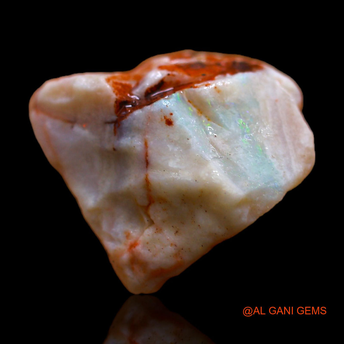 6.00 Cts Unheated Australian Fire Opal Loose Gemstone Fancy Rough Natural 12x12x8 mm RB-965