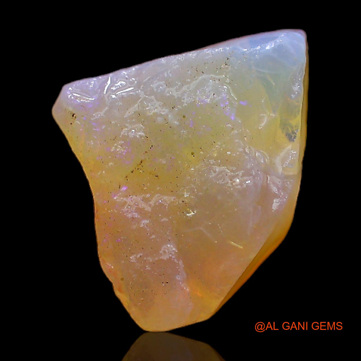 6.00 Cts Natural Australian Fire Opal Loose Gemstone Fancy Rough 12x12x6 mm RB-966