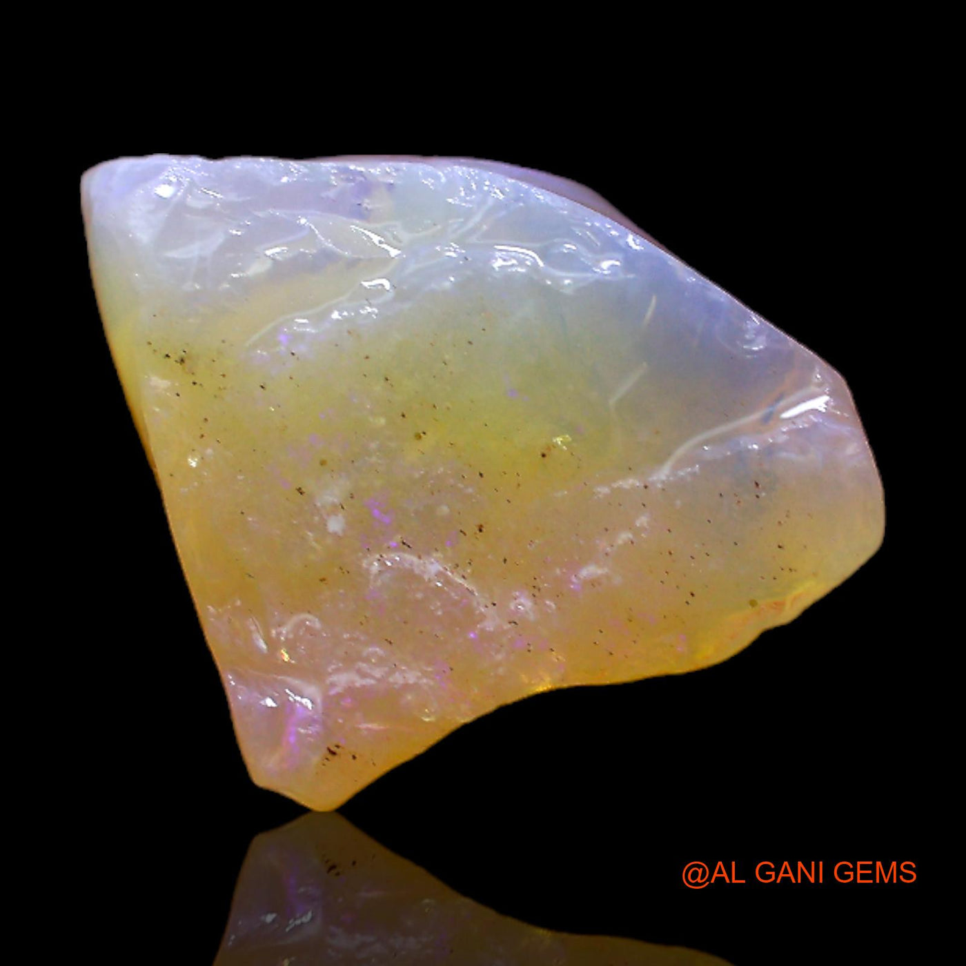 6.00 Cts Natural Australian Fire Opal Loose Gemstone Fancy Rough 12x12x6 mm RB-966