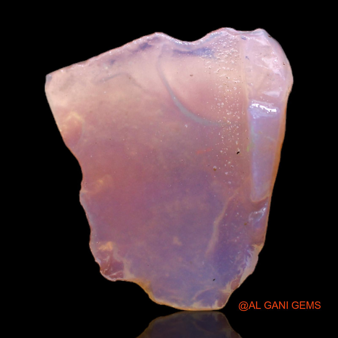Natural Untreated Fire Opal Loose Gemstone Fancy Rough From Australia 2.00 Cts 15x13x3 mm RB-967