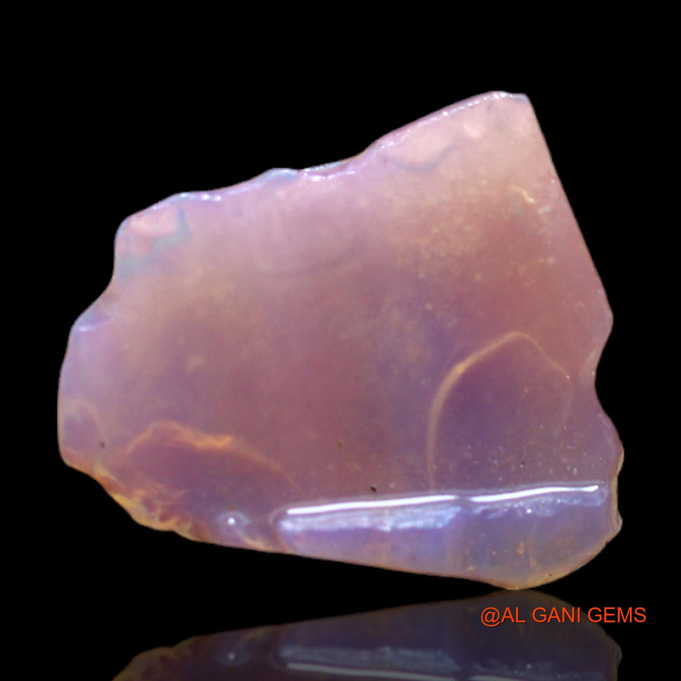 Natural Untreated Fire Opal Loose Gemstone Fancy Rough From Australia 2.00 Cts 15x13x3 mm RB-967