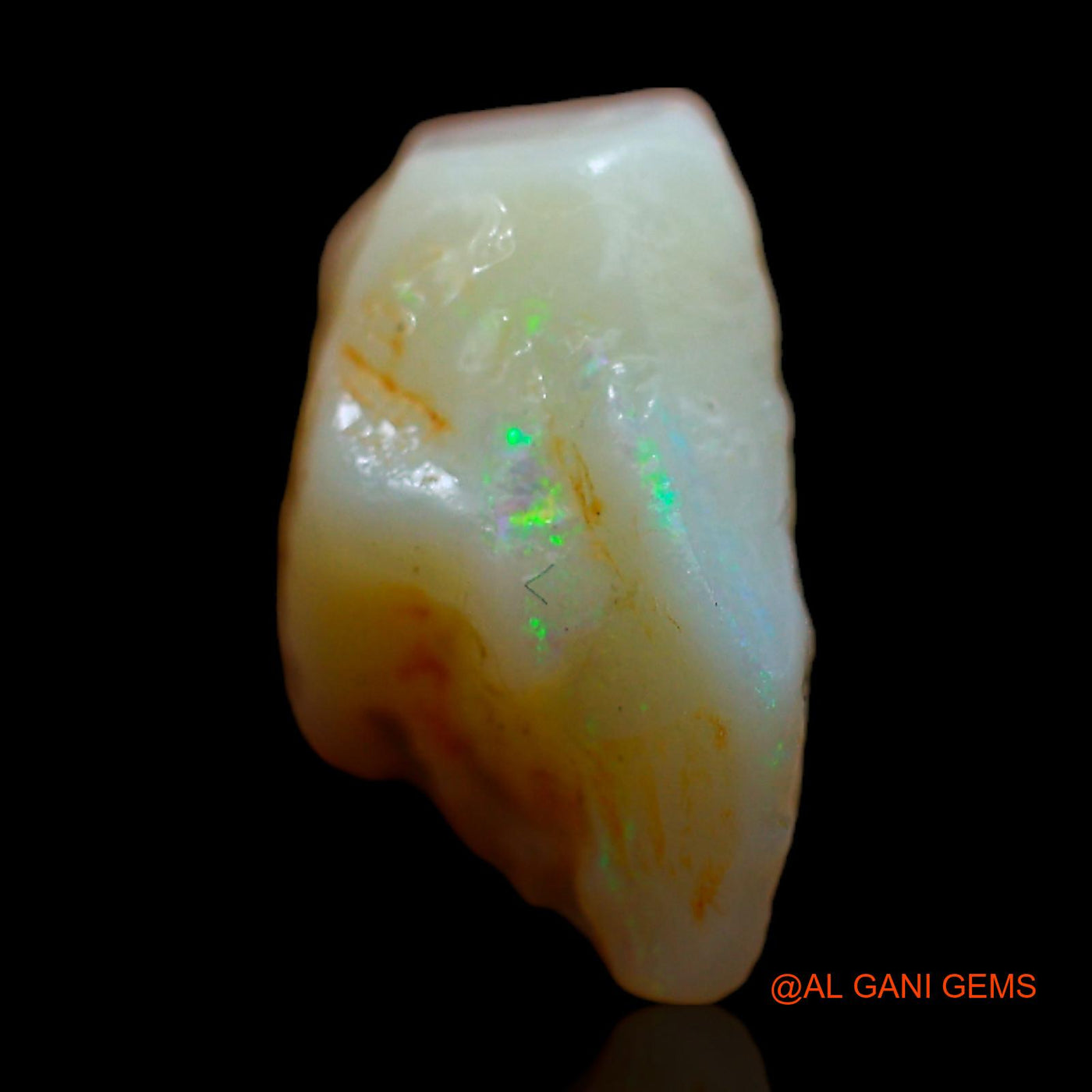 5.00 Cts Unheated Australian Fire Opal Loose Gemstone Fancy Rough Natural 12x12x7 mm RB-970
