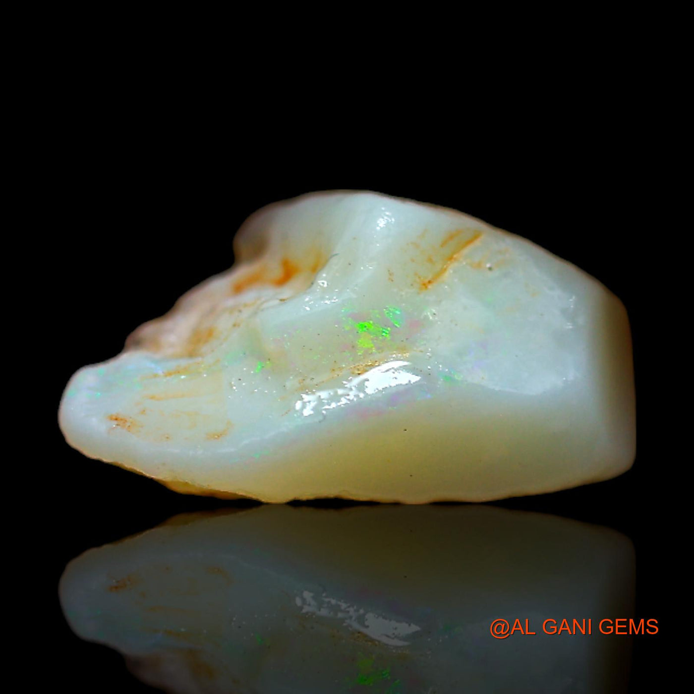 5.00 Cts Unheated Australian Fire Opal Loose Gemstone Fancy Rough Natural 12x12x7 mm RB-970