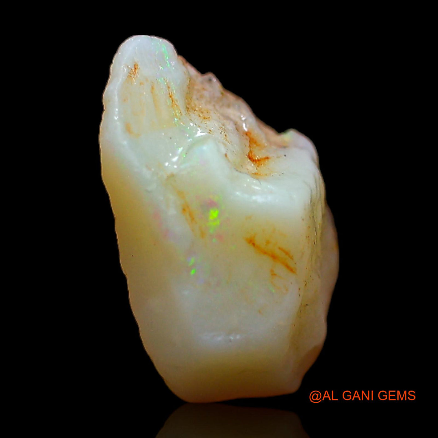 5.00 Cts Unheated Australian Fire Opal Loose Gemstone Fancy Rough Natural 12x12x7 mm RB-970