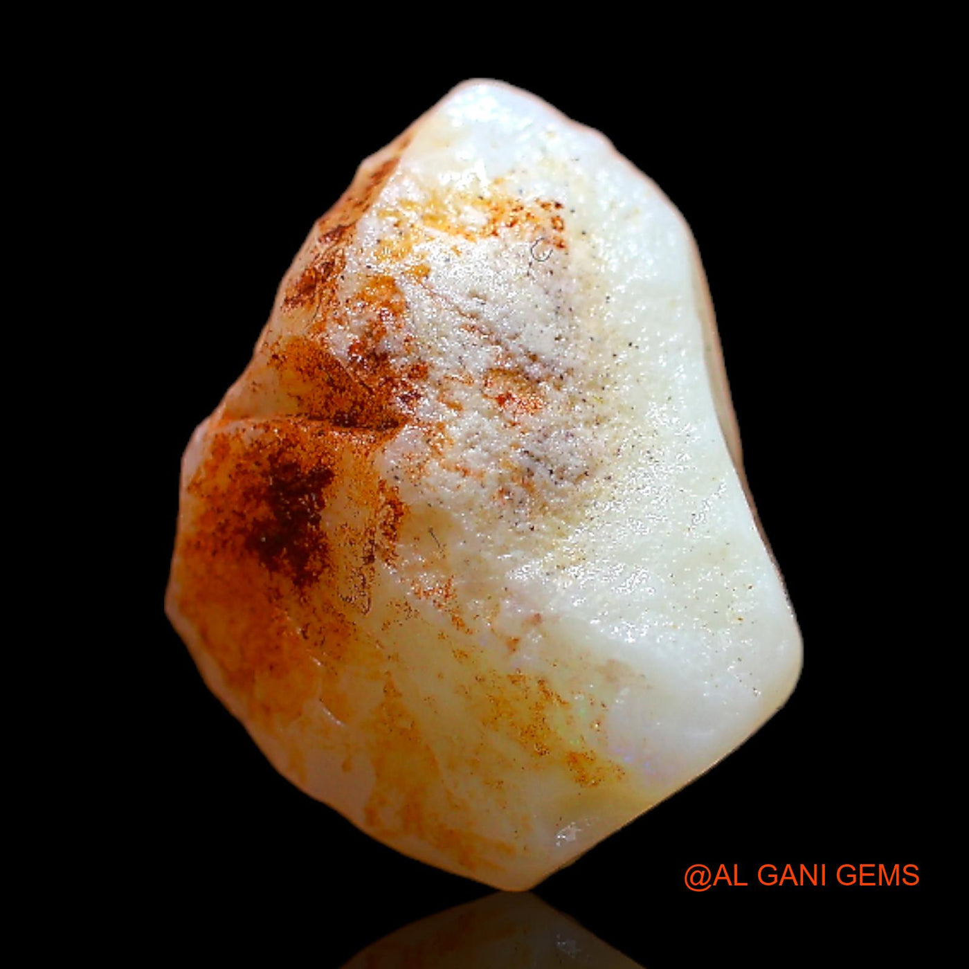 5.00 Cts Unheated Australian Fire Opal Loose Gemstone Fancy Rough Natural 12x12x7 mm RB-970