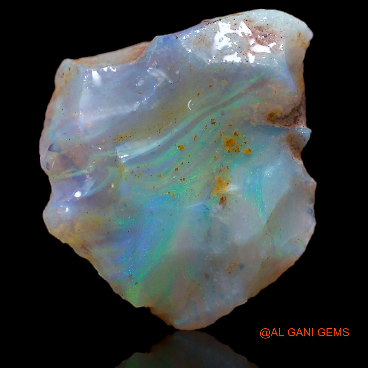 10.35 Cts Unheated Australian Fire Opal Loose Gemstone Fancy Rough Natural 17x15x7 mm RB-97