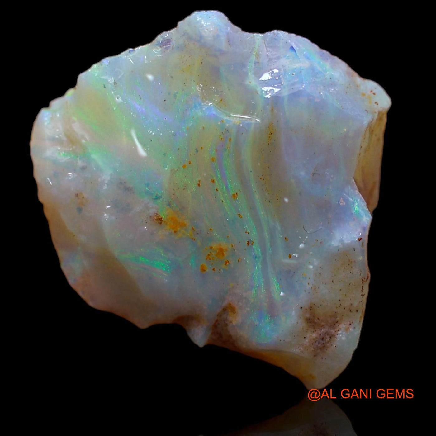 10.35 Cts Unheated Australian Fire Opal Loose Gemstone Fancy Rough Natural 17x15x7 mm RB-97